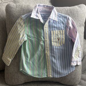 Polo by Ralph Lauren Kids Multicolor Striped Button-Down Shirt